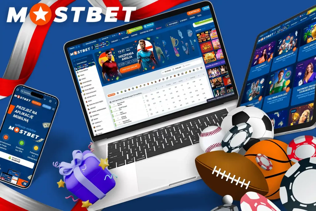 Mnóstwo gier kasynowych i wydarzeń sportowych w MostBet Polska